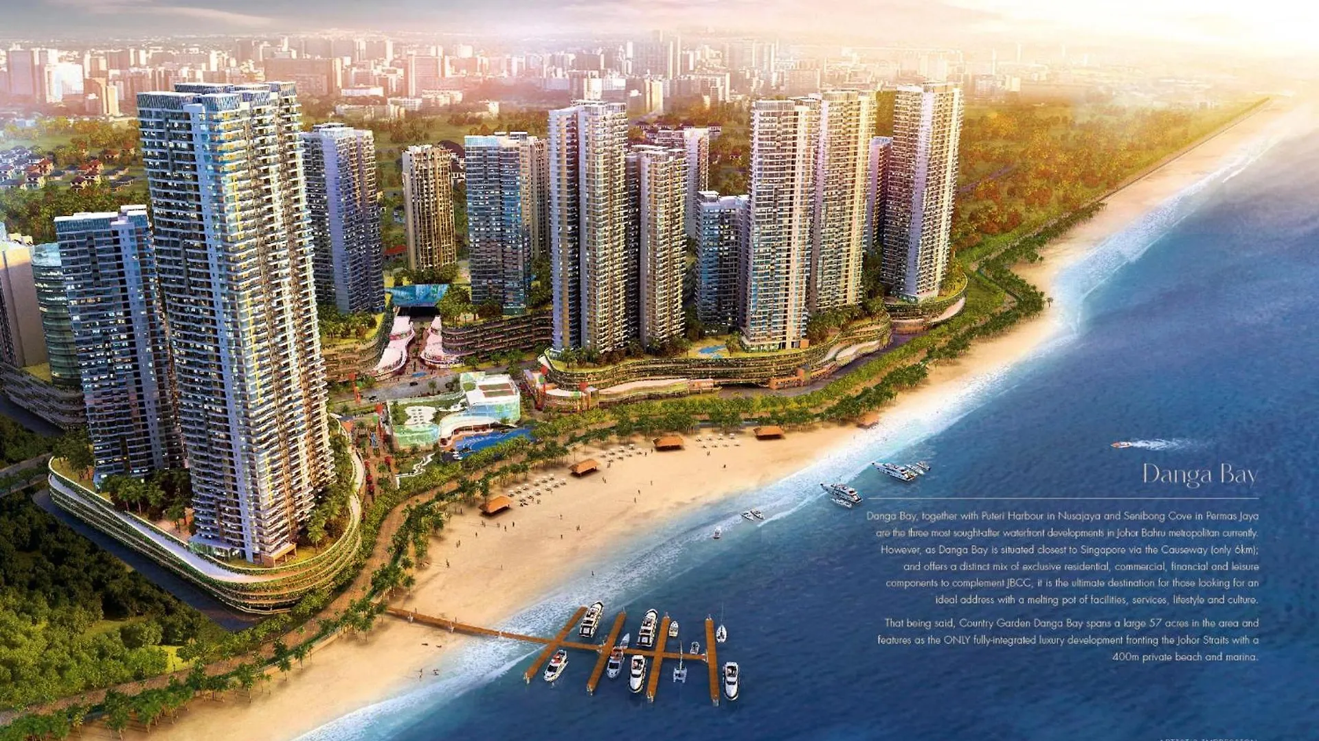 Apartment Wind Serenity At Country Garden Danga Bay With 2Carparks Foc Netflix Access And Youtube Premium 3Beds3Bath For 6-13Pax By Minshuku Johor Bahru